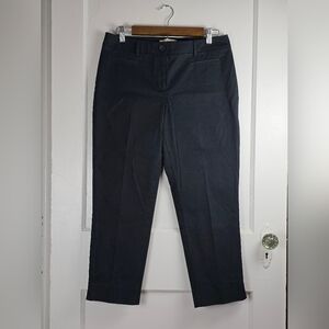 Talbots Black Capri Pants 8 Petite